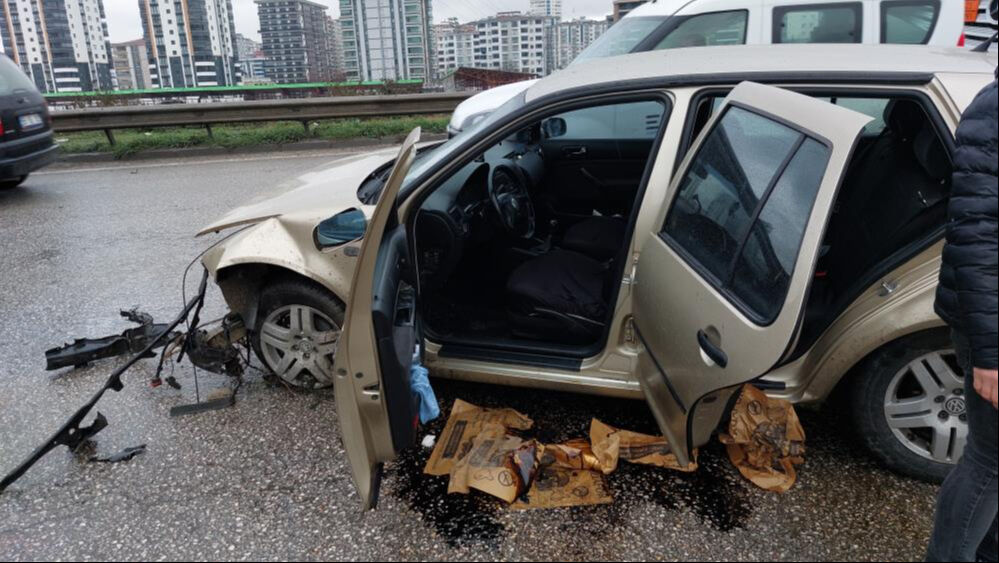 Samsun'da zincirleme kaza! Çok sayıda araç birbirine girdi - 2. Resim