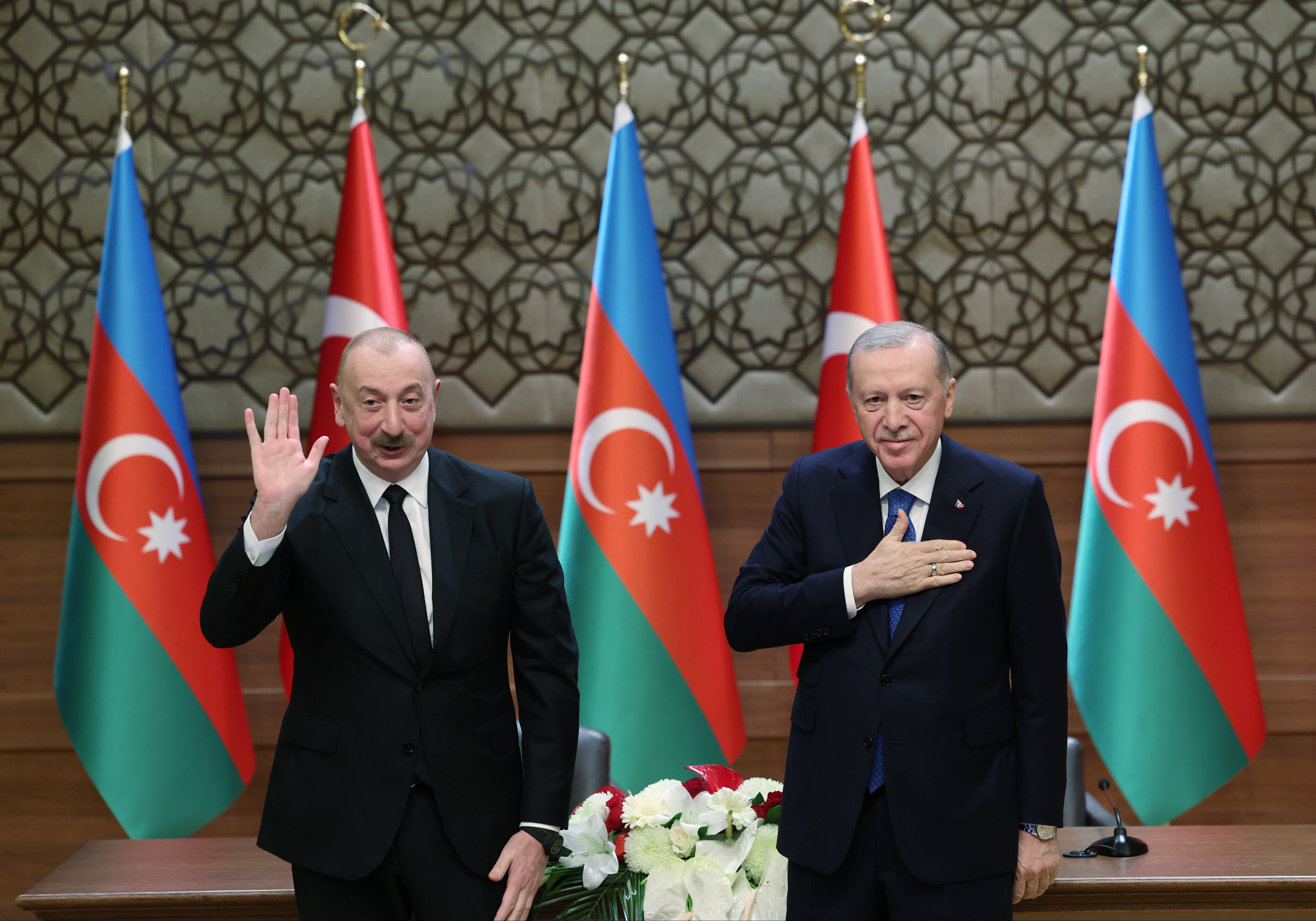 Erdoğan ile Aliyev açılışını yaptı! Iğdır-Nahçıvan Hattı'ndan doğal gaz akışı başlıyor Erdoğan ile Aliyev açılışını yaptı! Iğdır-Nahçıvan Hattı'ndan doğal gaz akışı başlıyor - 4. Resim