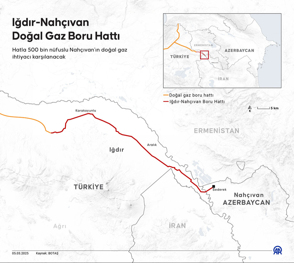 Erdoğan ile Aliyev açılışını yaptı! Iğdır-Nahçıvan Hattı'ndan doğal gaz akışı başlıyor Erdoğan ile Aliyev bir arada! Iğdır-Nahçıvan Hattı'ndan gaz akışı başlıyor - 1. Resim