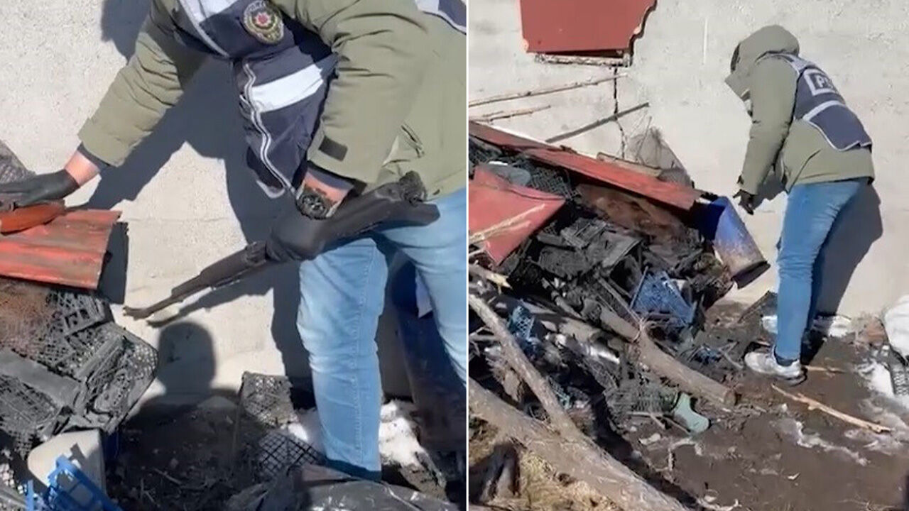 Hurdalıktan cephane çıktı! Uzun namlulu silahlarıyla yakayı ele verdiler Hurdalıktan cephane çıktı! Uzun namlulu silahlarıyla yakayı ele verdiler - 1. Resim