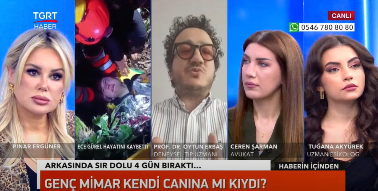 Ece Gürel intihar mı etti? Prof. Dr. Oytun Erbaş'tan çarpıcı sözler: Bu normal bir ölüm değil Ece Gürel intihar mı etti? Prof. Dr. Oytun Erbaş'tan çarpıcı sözler: Bu normal bir ölüm değil - 1. Resim