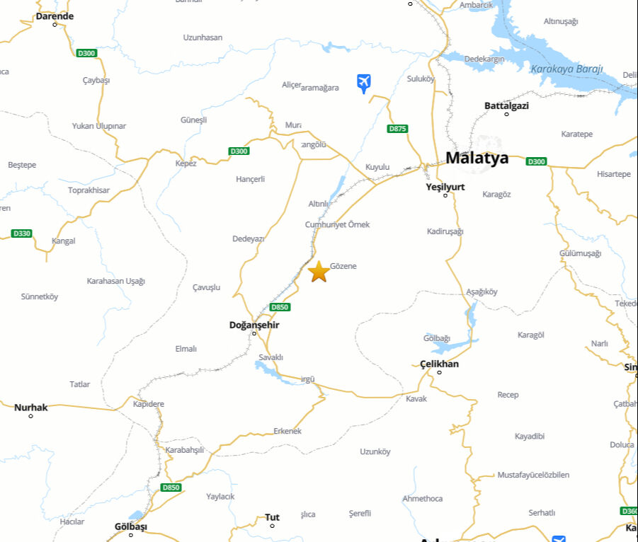 Malatya'da 3.5 şiddetinde son dakika deprem Malatya'da 3.5 şiddetinde son dakika deprem - 1. Resim