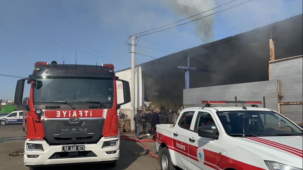 Tekirdağ'da sıcak saatler! Deneme testinde yangın çıktı - 1. Resim