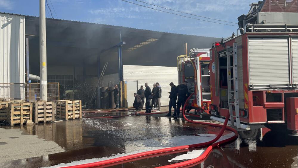 Tekirdağ'da sıcak saatler! Deneme testinde yangın çıktı - 2. Resim