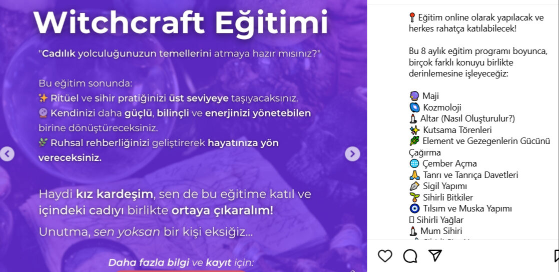 Ece Gürel ile gündeme gelmişti! Cadılık eğitimi neden yayılıyor? Türkiye'de cadılık nasıl ortaya çıktı? - 2. Resim