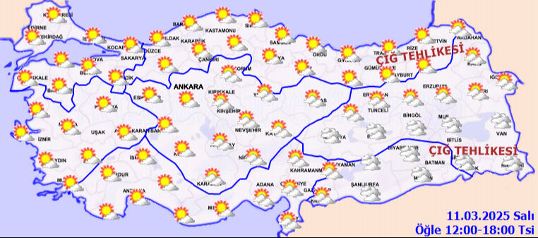 Bugün hava nasıl, yağmur var mı? 11 Mart hava durumu - 2. Resim