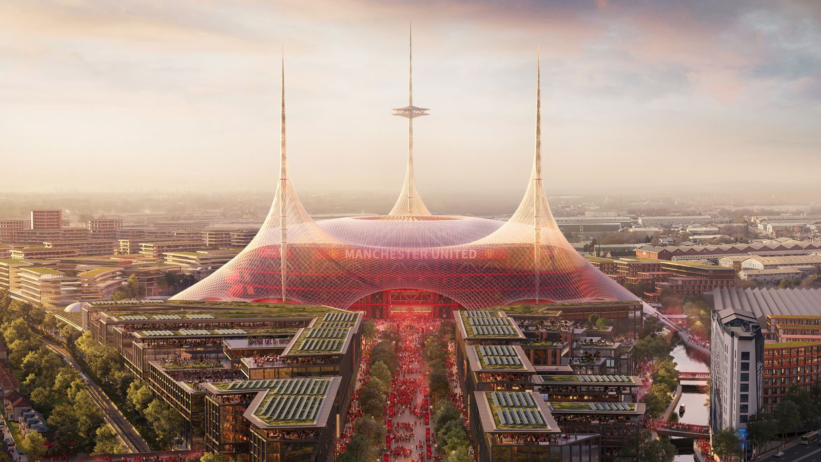 İşte Manchester United'ın yeni evi: 100.000 kişilik ve 2 milyar dolarlık stadyum projesi - 3. Resim