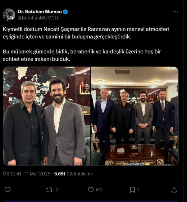 Kurtlar Vadisi'nin ünlü oyuncusu Necati Şaşmaz, Bakan yardımcısıyla görüştü! Son hali dikkat çekti Kurtlar Vadisi'nin ünlü oyuncusu Necati Şaşmaz, Bakan yardımcısıyla görüştü! Son hali dikkat çekti - 4. Resim