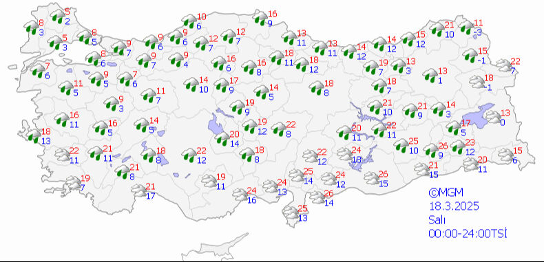Meteoroloji duyurdu: Sıcaklık 1 gecede 20 derece birden düşecek! İşte il il hava durumu - 5. Resim