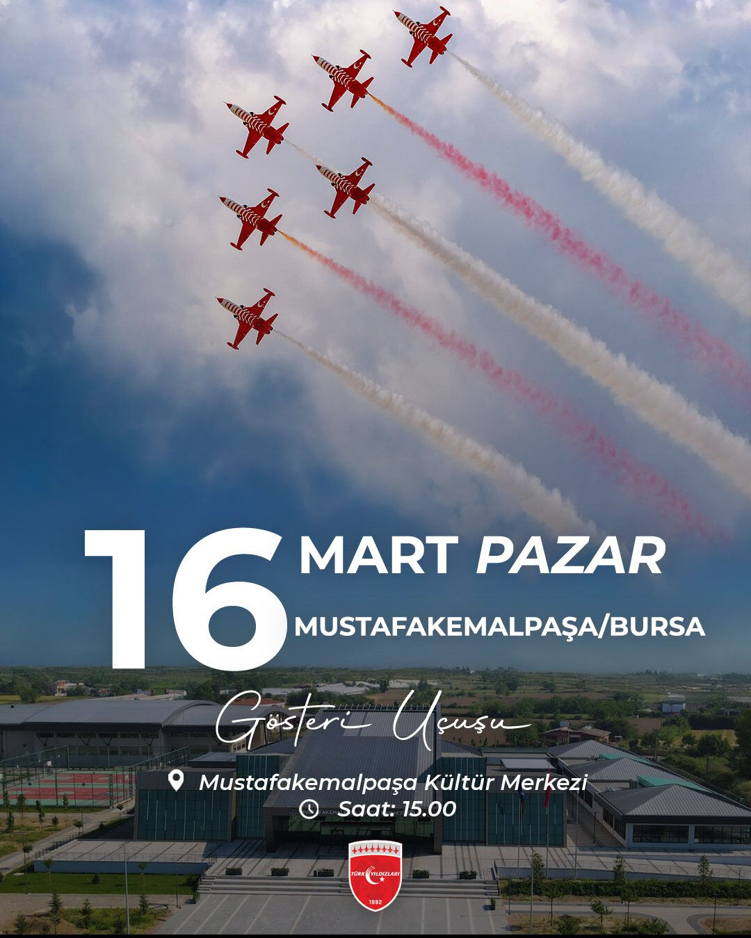 Türk Yıldızları gösteri programı belli oldu: 15 Mart Türk Yıldızları Çanakkale gösteri uçuşu saat kaçta, nerede?  - 2. Resim