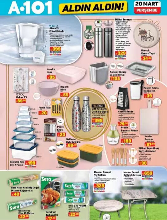 A101 aktüel 20 Mart kataloğu! Bu hafta A101'de neler var? Termosifon, çelik kettle, iyonik saç kurutma makinesi, saç düzleştirici - 4. Resim
