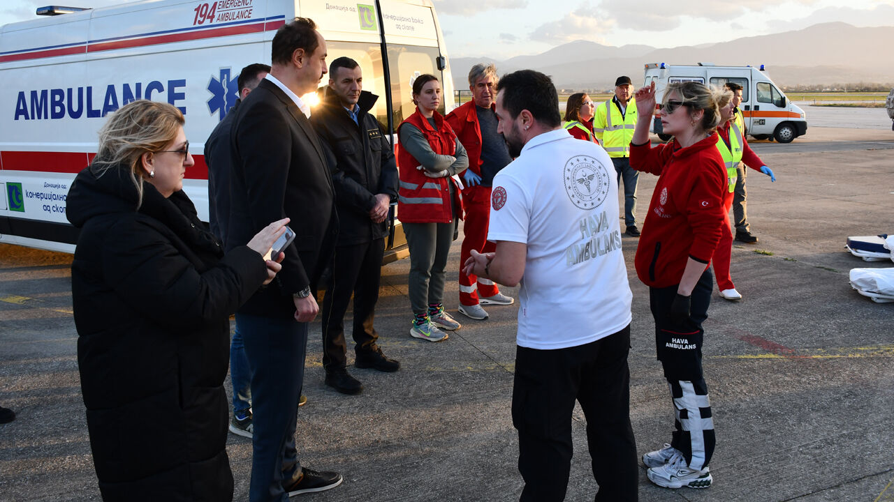 Türkiye'den Kuzey Makedonya'ya yardım eli! Ambulans uçak yaralıları İstanbul'a taşıyacak Türkiye'den Kuzey Makedonya'ya yardım eli! Ambulans uçak yaralıları İstanbul'a taşıyacak - 3. Resim