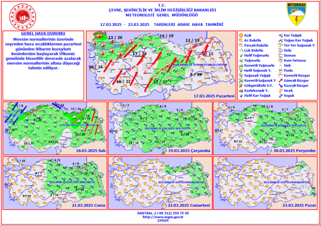 Bayramda hava nasıl olacak? Meteoroloji, Ramazan Bayramı hava durumu tahminlerini paylaştı Bayramda hava nasıl olacak? Meteoroloji, Ramazan Bayramı hava durumu tahminlerini paylaştı - 1. Resim