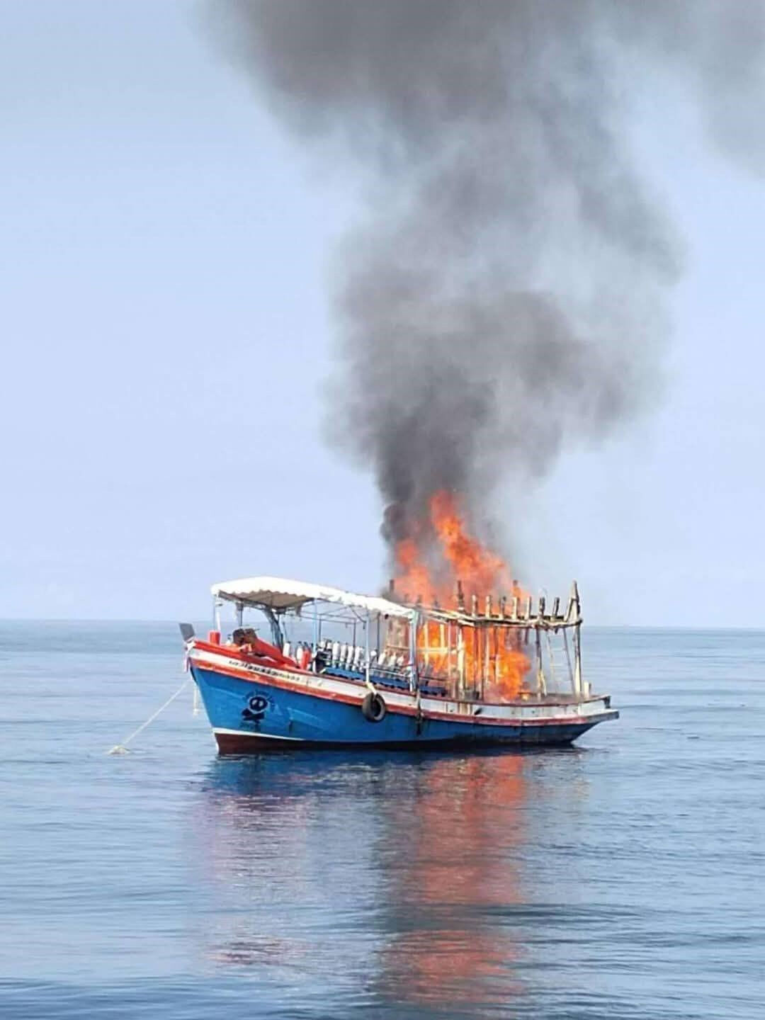 Dalış teknesi cayır cayır yandı! İngiliz turist kurtarılamadı - 2. Resim