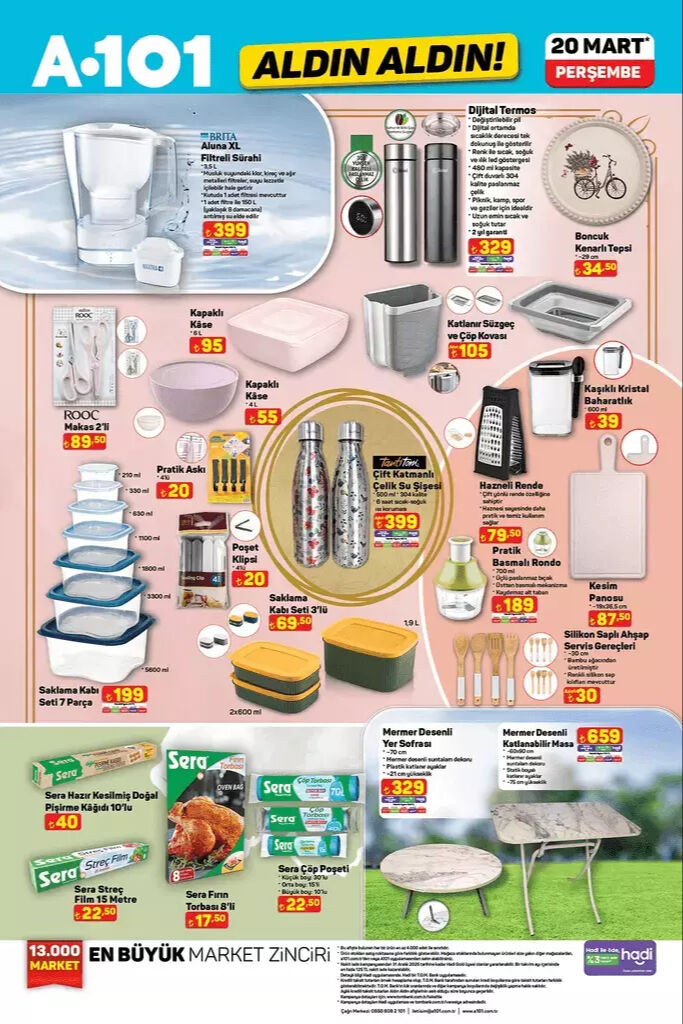 A 101 aktüel 20 Mart Perşembe 2025: A101 Aldın Aldın aktüel kataloğunda hangi ürünler var? - 6. Resim