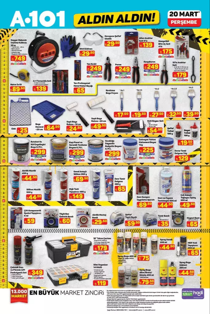 A 101 aktüel 20 Mart Perşembe 2025: A101 Aldın Aldın aktüel kataloğunda hangi ürünler var? - 4. Resim