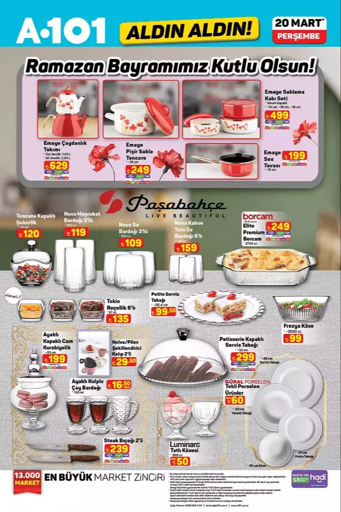 A 101 aktüel 20 Mart Perşembe 2025: A101 Aldın Aldın aktüel kataloğunda hangi ürünler var? - 7. Resim