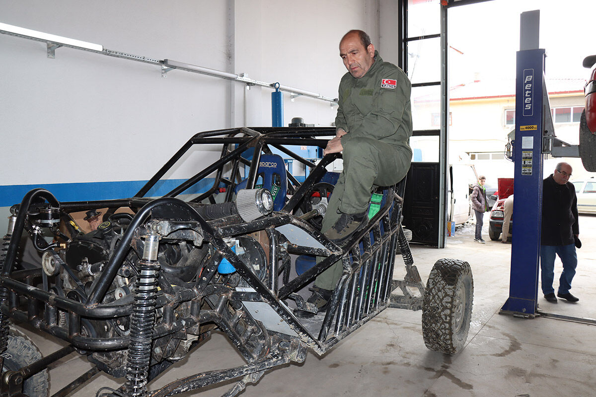 Doğal gaz borularıyla araba yaptı! Erzincanlı usta off-road aracıyla meydan okudu - 4. Resim