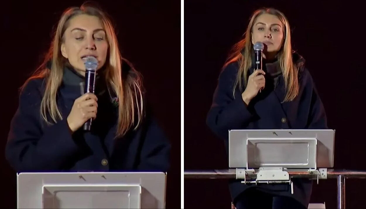 Dilek İmamoğlu'nun konuşmasında tepki çeken detay! Sosyal medyada yorum yağdı - 1. Resim