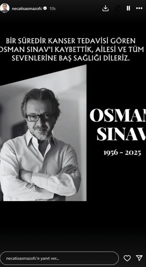 Necati Şaşmaz'dan Osman Sınav’a veda mesajı! Paylaşımı dikkat çekti Necati Şaşmaz'dan Osman Sınav’a veda mesajı! Paylaşımı dikkat çekti - 4. Resim