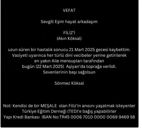 Filiz Akın hayatını kaybetti - 2. Resim