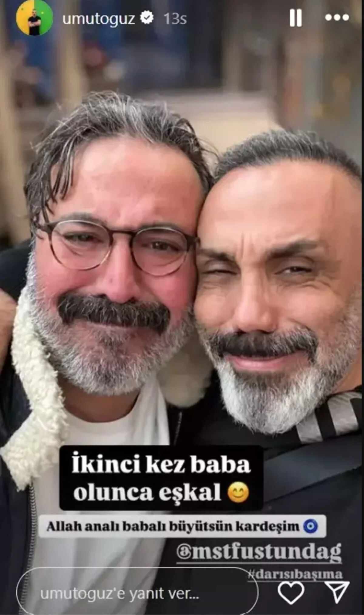 Kurtlar Vadisi'nin Muro'su Mustafa Üstündağ ikinci kez baba oldu! Bebeğine verdiği isim dikkat çekti Kurtlar Vadisi'nin Muro'su Mustafa Üstündağ ikinci kez baba oldu! Bebeğine verdiği isim dikkat çekti - 2. Resim