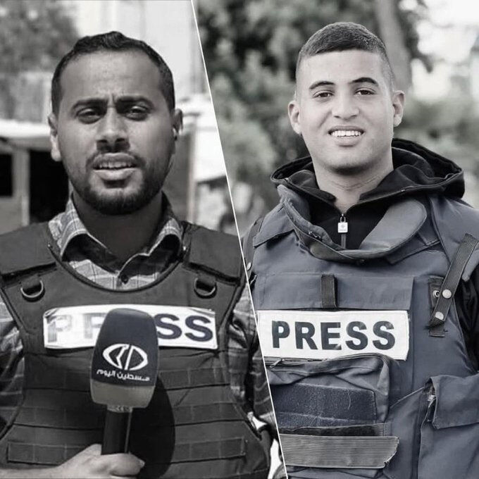 İsrail, 2 Filistinli gazeteciyi hedef alarak öldürdü! - 1. Resim