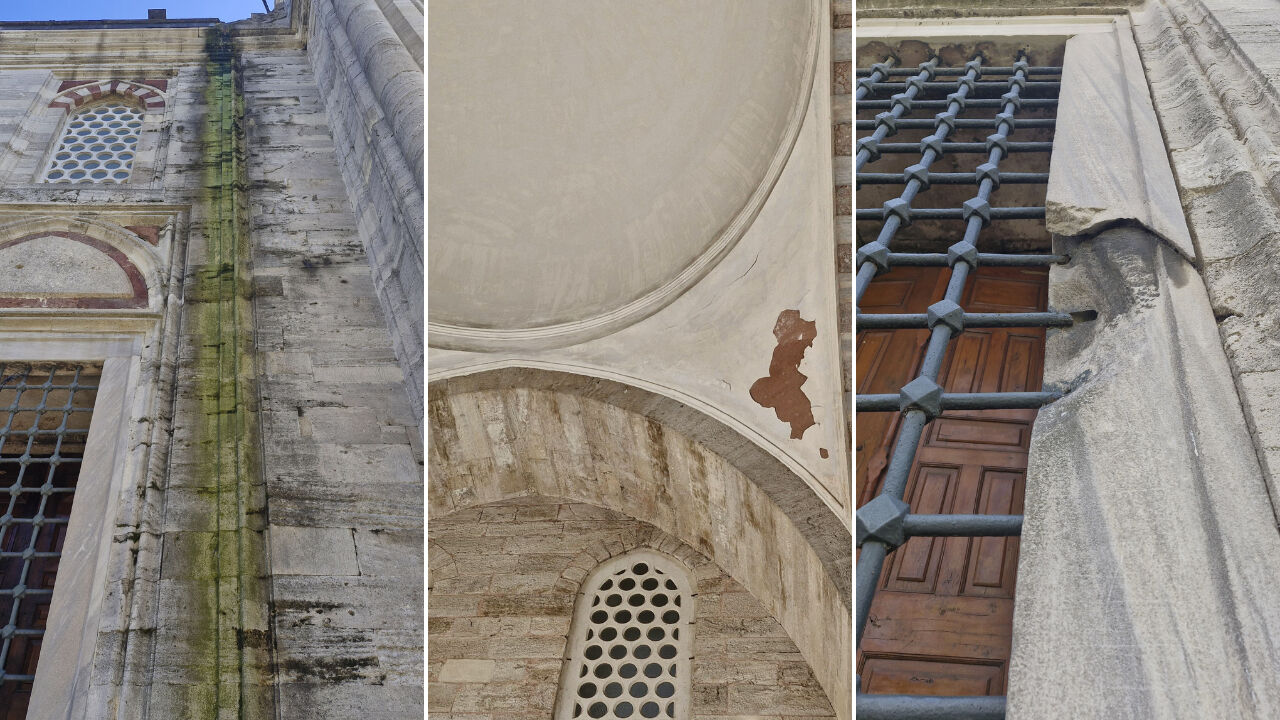 Kırılan mezar Sultanahmet imamı çıktı! Saldırıya uğrayan Şehzade Camii'ndeki mezar taşı okundu - 2. Resim