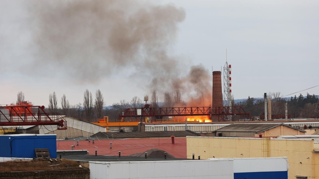 Ukrayna&#039;dan İHA saldırısı! Doğal gaz istasyonunu vurdular