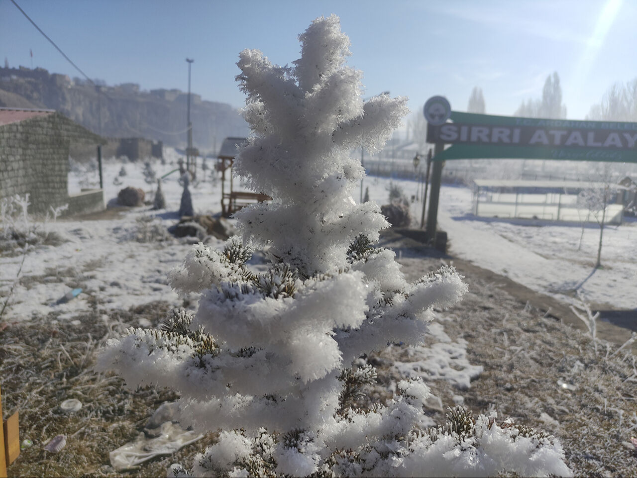 En soğuk ilçede buzlar çözülmedi! Kartpostallık fotoğraflar ortaya çıktı En soğuk ilçede buzlar çözülmedi! Kartpostallık fotoğraflar ortaya çıktı - 1. Resim