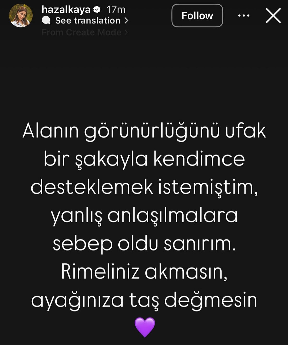 Hazal Kaya'nın destek paylaşımı tepki çekti! Hemen silip, özür diledi ama iş işten geçti Hazal Kaya'nın destek paylaşımı tepki çekti! Hemen silip, özür diledi ama iş işten geçti - 3. Resim