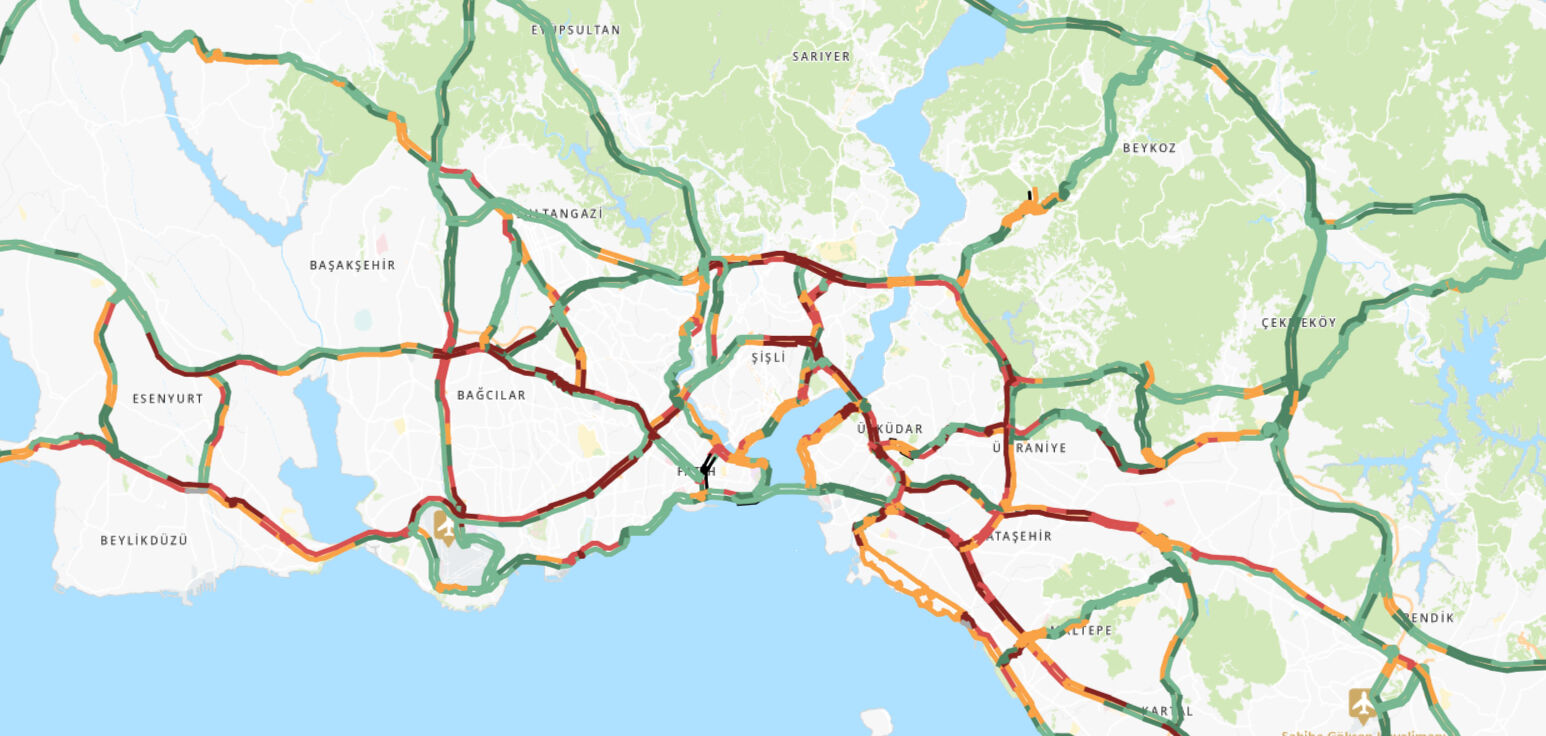 İş çıkışı yine şaşırtmadı... İstanbul'da trafik yine kilit! - 1. Resim