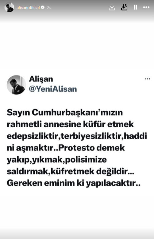 Rezil slogan sonrası savcılık harekete geçti! Şarkıcı Alişan'dan sert tepki geldi Rezil slogan sonrası savcılık harekete geçti! Şarkıcı Alişan'dan sert tepki geldi - 4. Resim