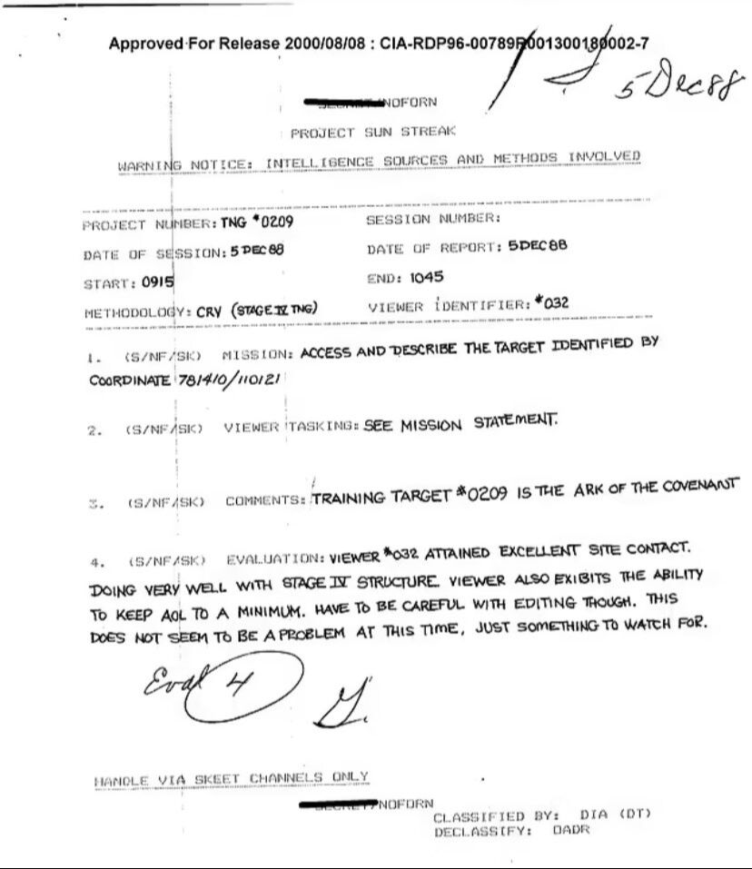 CIA gizli belgeyi yayımladı! Ahit Sandığı bulundu mu? - 4. Resim