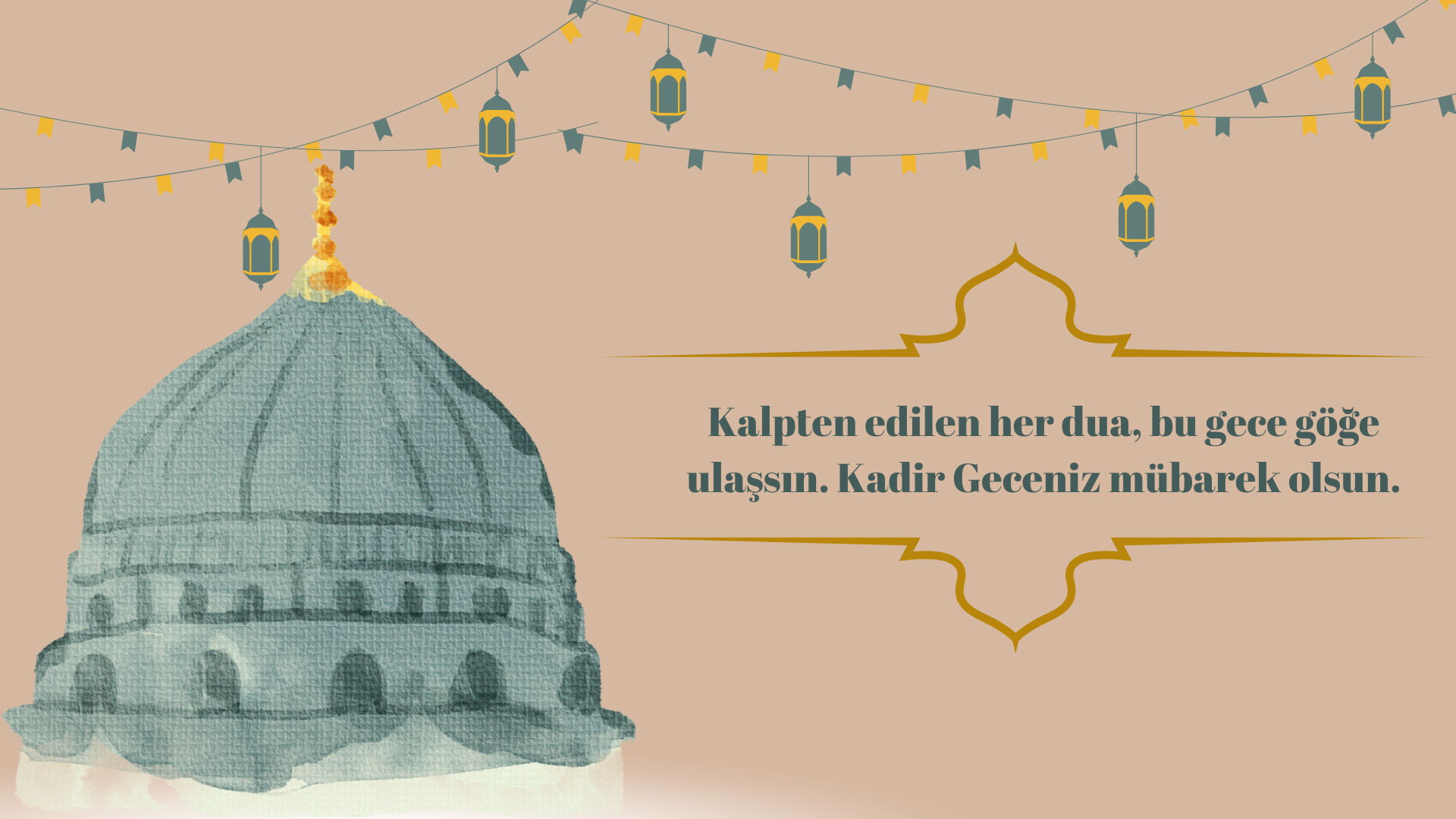 Kadir Gecesi mübarek olsun mesajları! Bu mübarek gecenin önemini vurgulayan mesajlar - 1. Resim