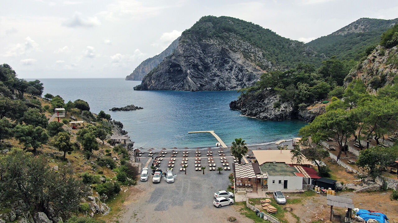 Ege'nin en temiz koyu... Tatilde gezilecek yerlerin başında geliyor! Aşı Koyu fotoğrafları hayran bıraktı - 10. Resim