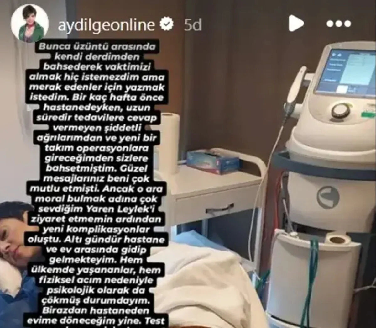 Ünlü şarkıcı Aydilge'nin son hali korkuttu! 