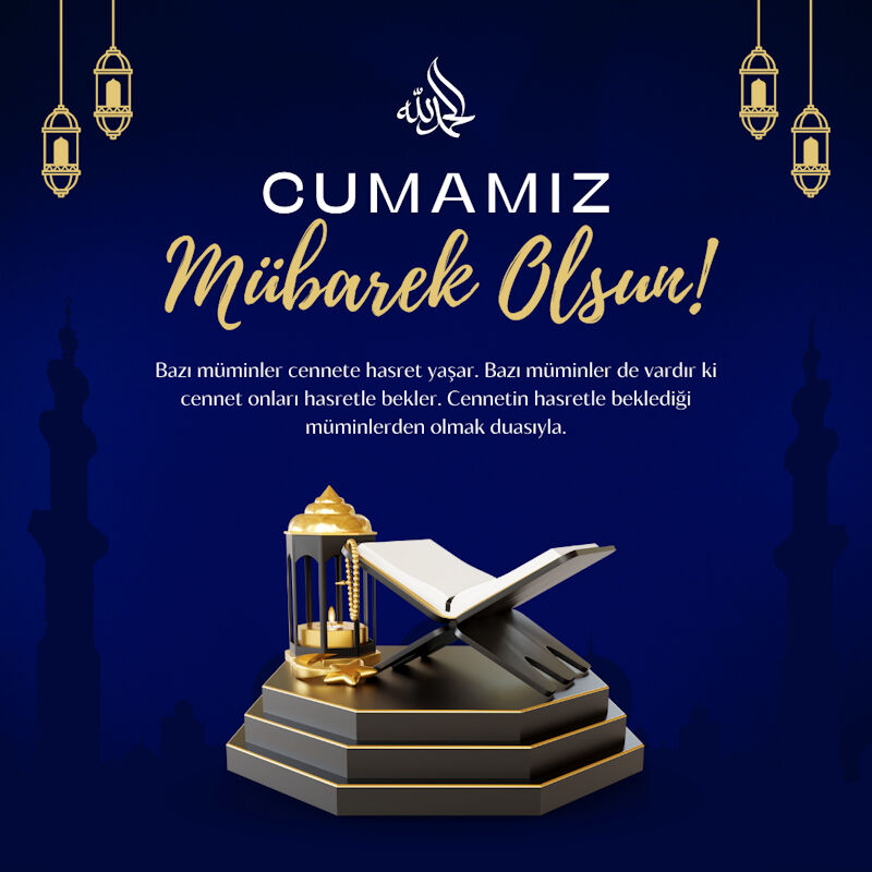 Cuma mesajları resimli yeni 28 Mart 2025: Ramazan ayının son cuması için ayetli, kısa, anlamlı, görsel Cuma mesajları - 6. Resim