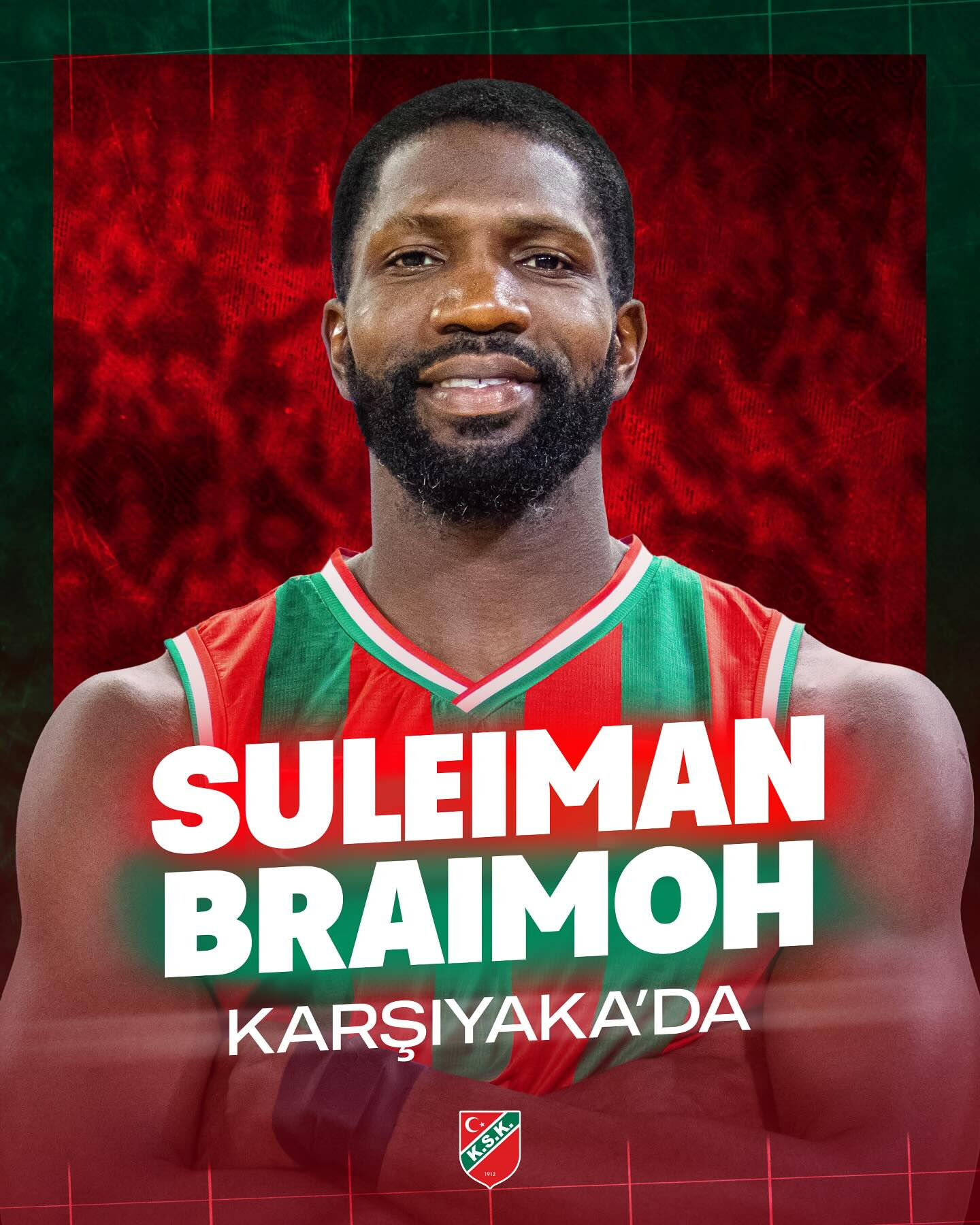 Karşıyaka’dan transfer hamlesi! Suleiman Braimoh resmen kadroda Karşıyaka’dan transfer hamlesi! Suleiman Braimoh resmen kadroda - 1. Resim
