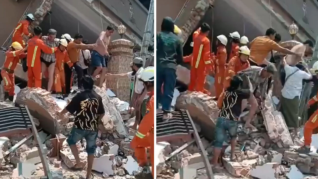 Myanmar'da 7.7 büyüklüğünde deprem! - 1. Resim