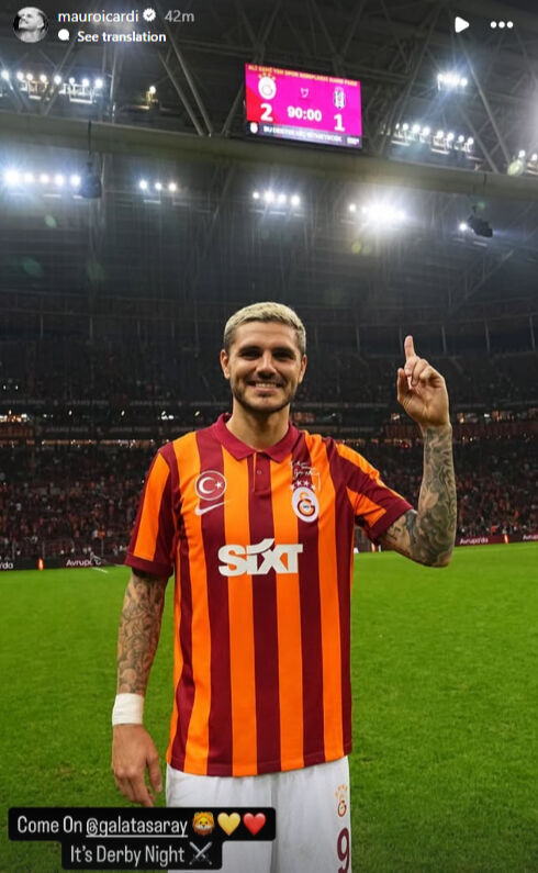 Mauro Icardi'den derbi öncesi mesaj:  Mauro Icardi'den derbi öncesi mesaj: