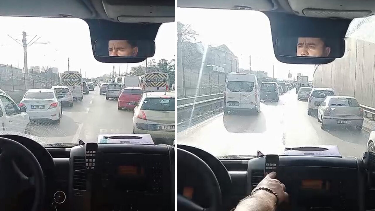 Sürücülerden alkışlanacak hareket! Başarıyla uyguladılar - 1. Resim