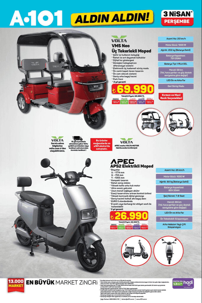 A101 3 Nisan aktüel kataloğu yayınlandı! Samsung süpürge, Oral-B şarjlı diş fırçası, katlanabilir masa tenisi ve koşu bandı Aldın Aldın kataloğunda - 1. Resim