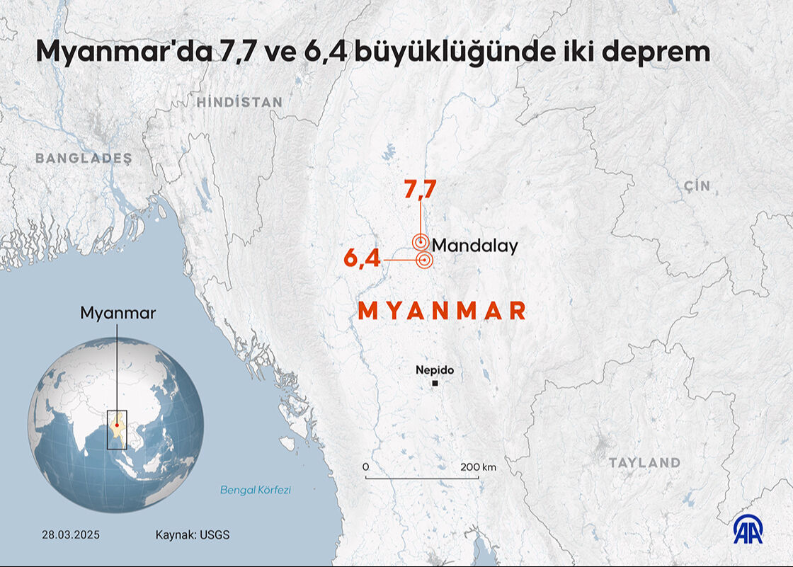 Asker darbe yaptı, deprem sert vurdu! Myanmar'da acil ateşkes çağrısı Asker darbe yaptı, deprem sert vurdu! Myanmar'da acil ateşkes çağrısı - 2. Resim