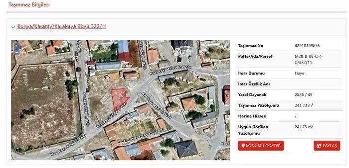 Milli Emlak ilan açtı! 25 bin liraya tarla, 65 bin liraya arsa satışa çıktı - 7. Resim