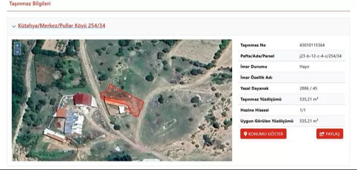 Milli Emlak ilan açtı! 25 bin liraya tarla, 65 bin liraya arsa satışa çıktı - 4. Resim