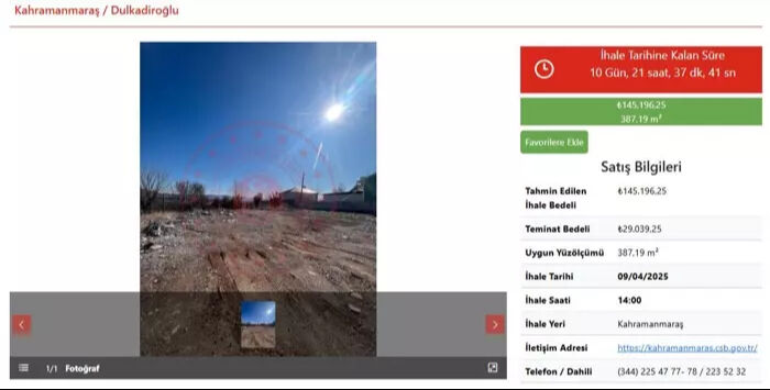 Milli Emlak ilan açtı! 25 bin liraya tarla, 65 bin liraya arsa satışa çıktı - 10. Resim