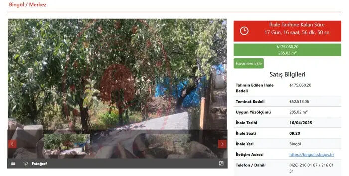 Milli Emlak ilan açtı! 25 bin liraya tarla, 65 bin liraya arsa satışa çıktı - 6. Resim