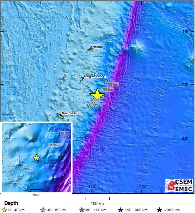 Tonga açıklarında 7.1’lik deprem! Tsunami uyarısı yapıldı Tonga açıklarında 7.1’lik deprem! Tsunami uyarısı yapıldı - 1. Resim