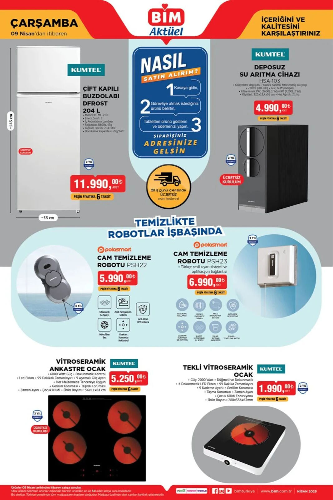 BİM'e buzdolabı ve koltuk geliyor! 9 Nisan 2025 BİM'e hangi ürünler geldi? - 1. Resim